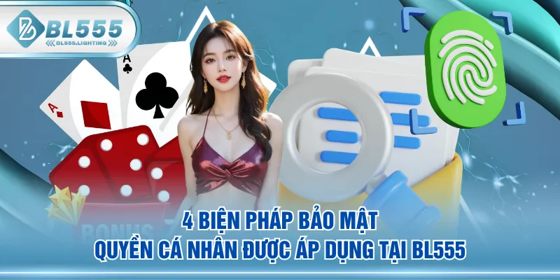 4 biện pháp bảo mật quyền cá nhân được áp dụng tại BL555