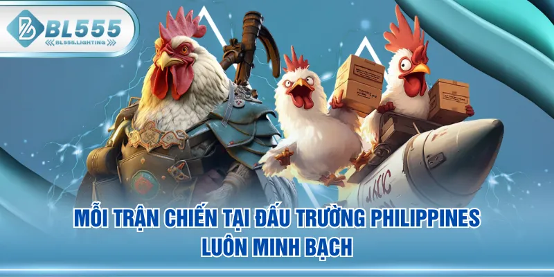 Mỗi trận chiến tại đấu trường Philippines luôn minh bạch